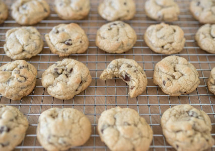 Cookie baking eating food
