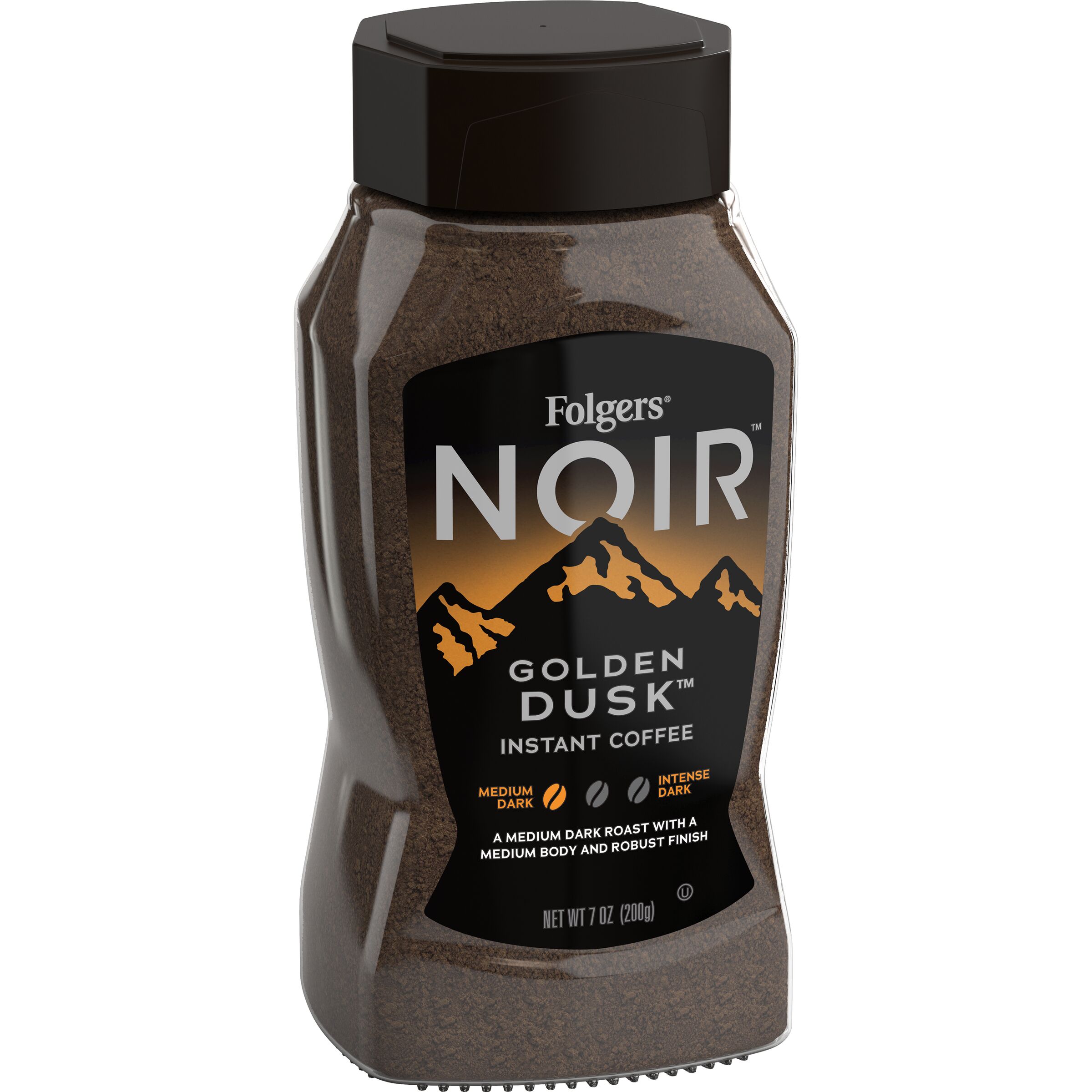 Folgers® Noir ® Golden Dusk™ Instant Coffee SmartLabel™