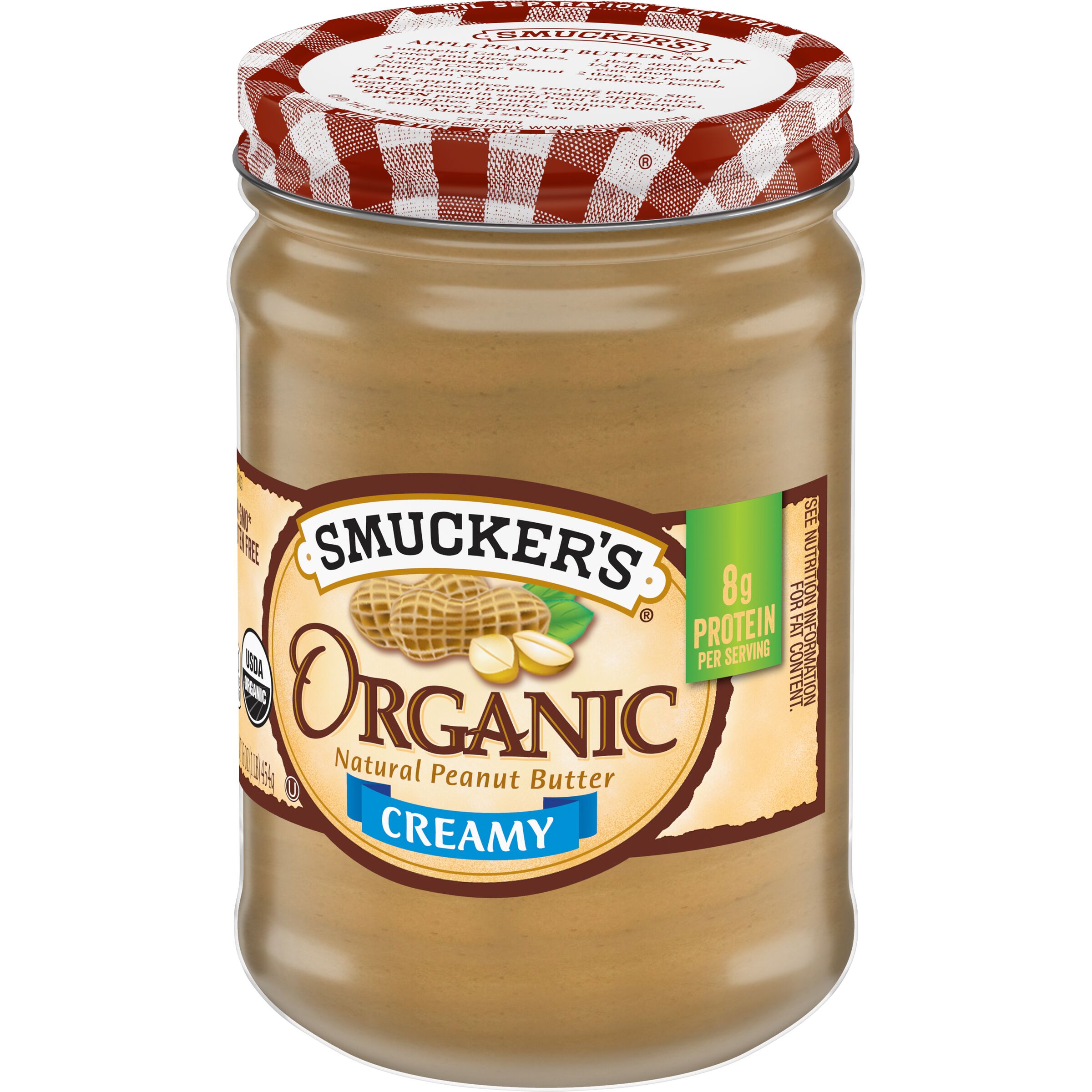 Smucker s Organic Creamy Natural Peanut Butter SmartLabel 