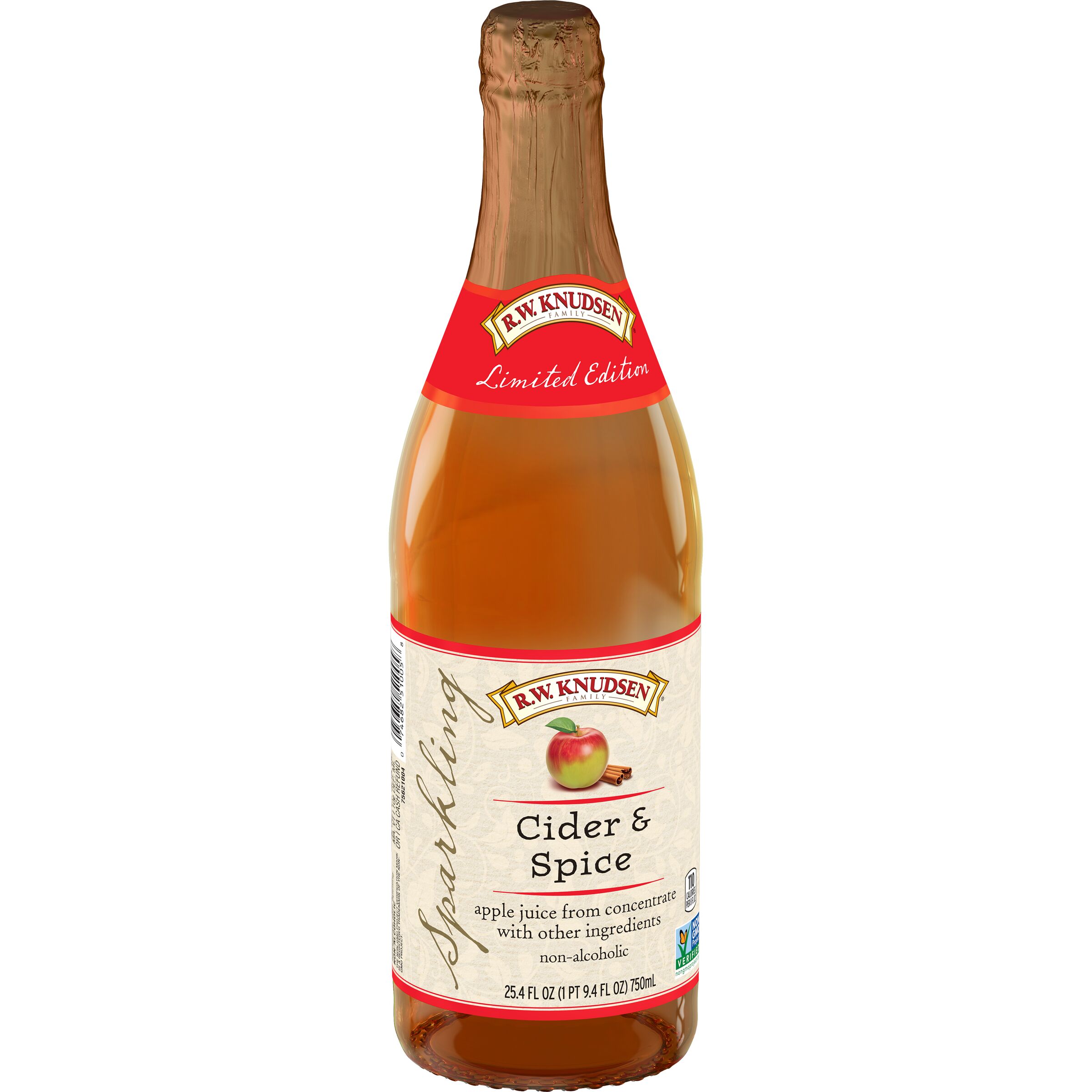 R.W. Knudsen Family® Sparkling Cider & Spice Juice SmartLabel™