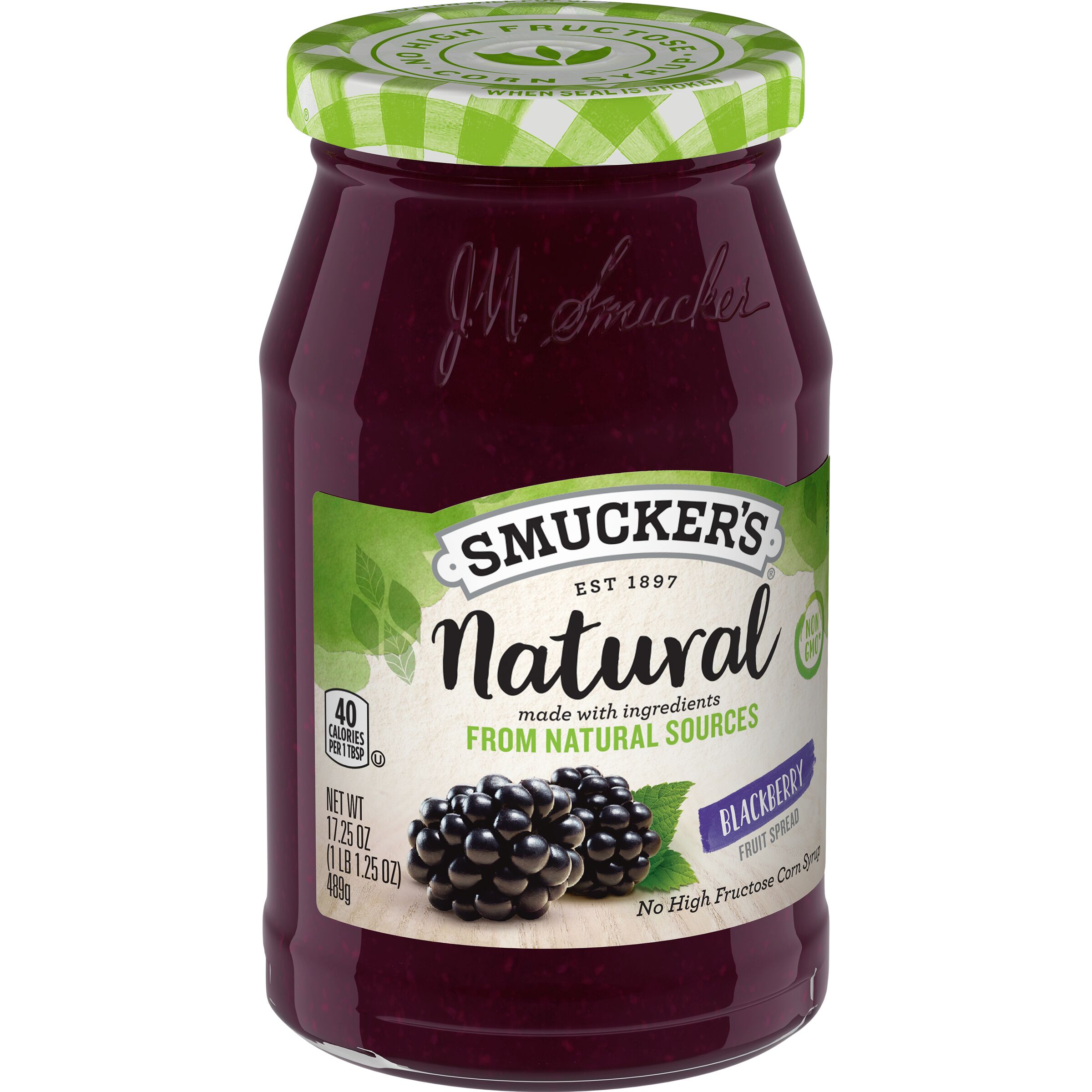 Smucker's® Natural ® Blackberry Fruit Spread SmartLabel™
