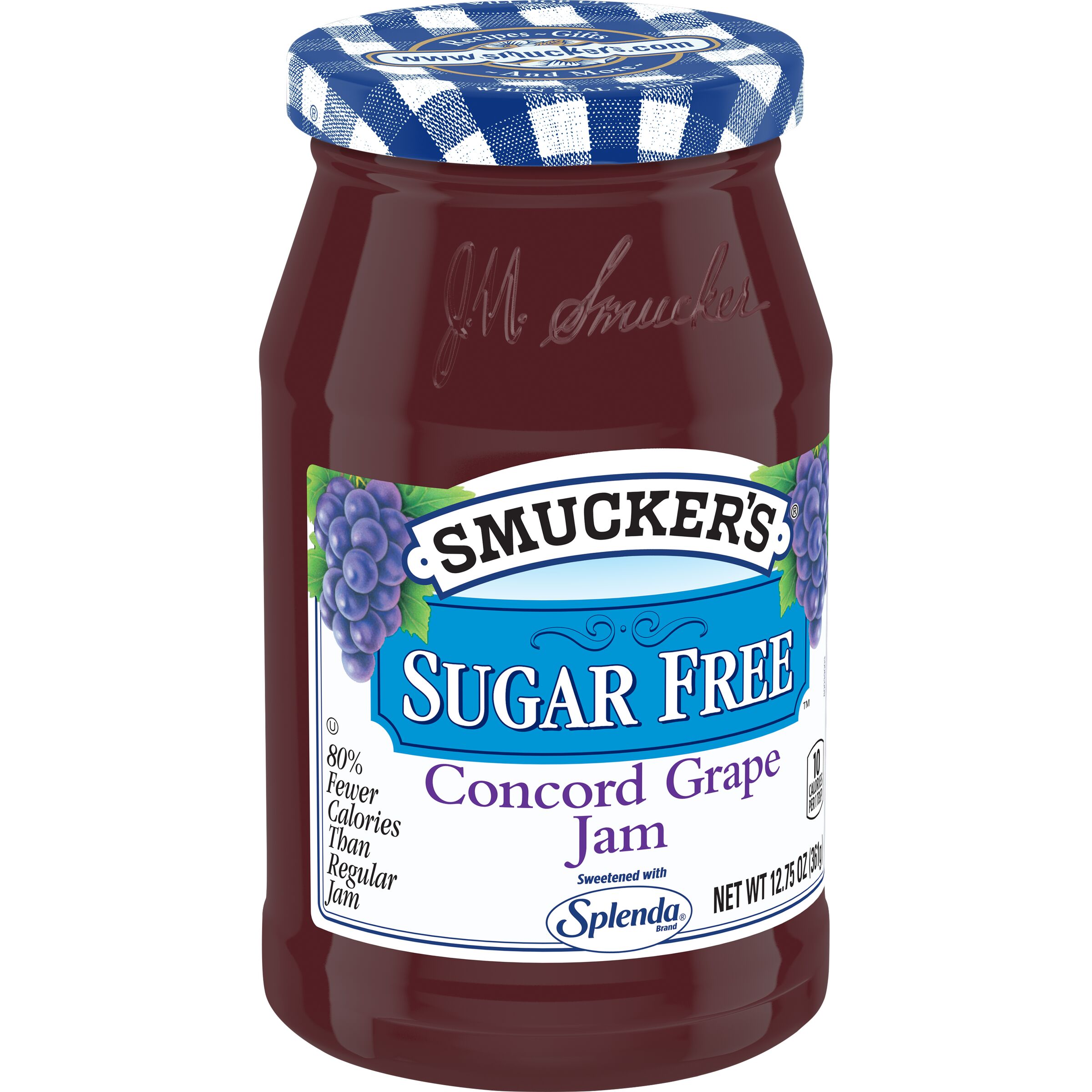 Smucker's® SUGAR FREE ® Grape Jam with Splenda Brand Sweetener SmartLabel™