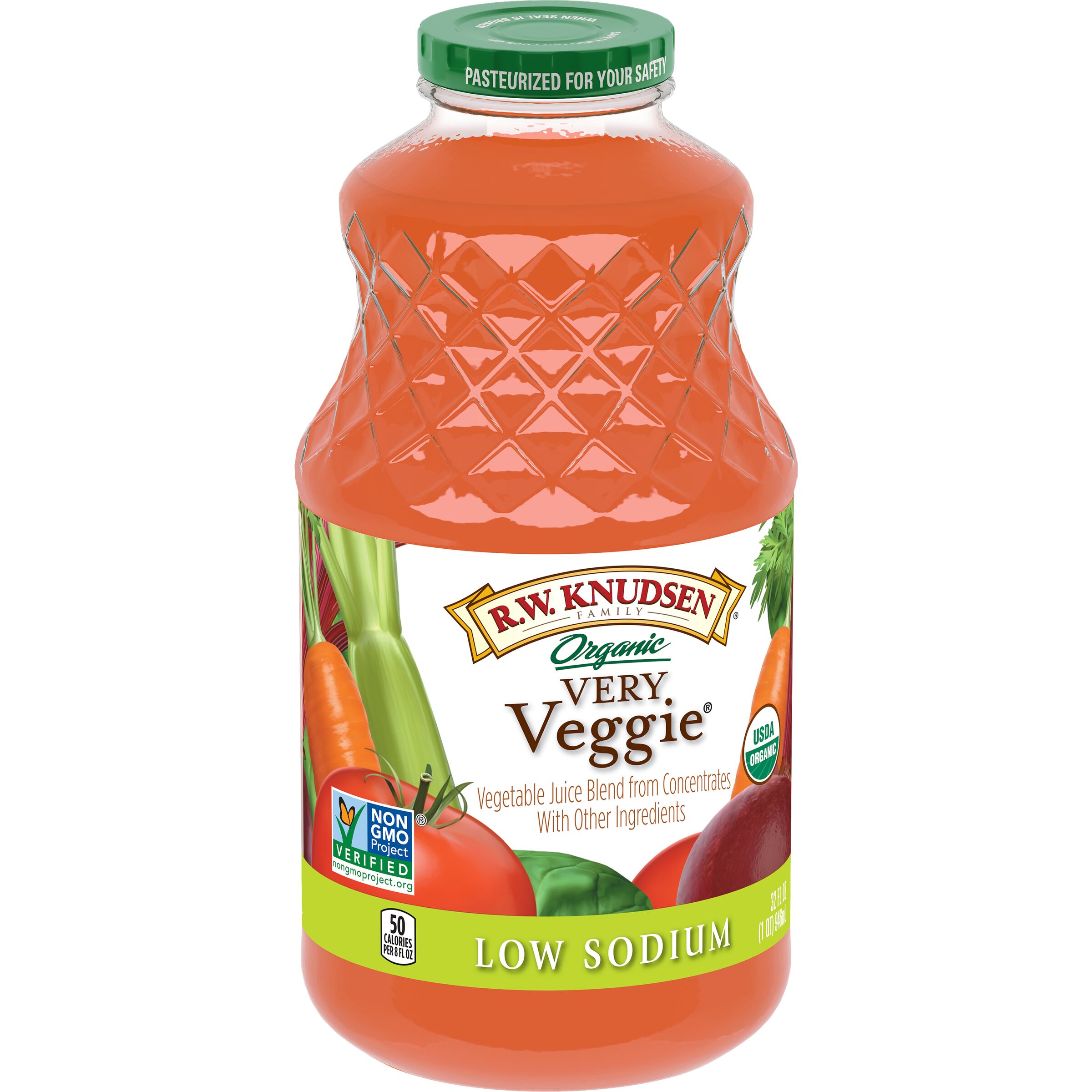 R.W. Knudsen Family® Very Veggie Low Sodium Organic Vegetable Juice