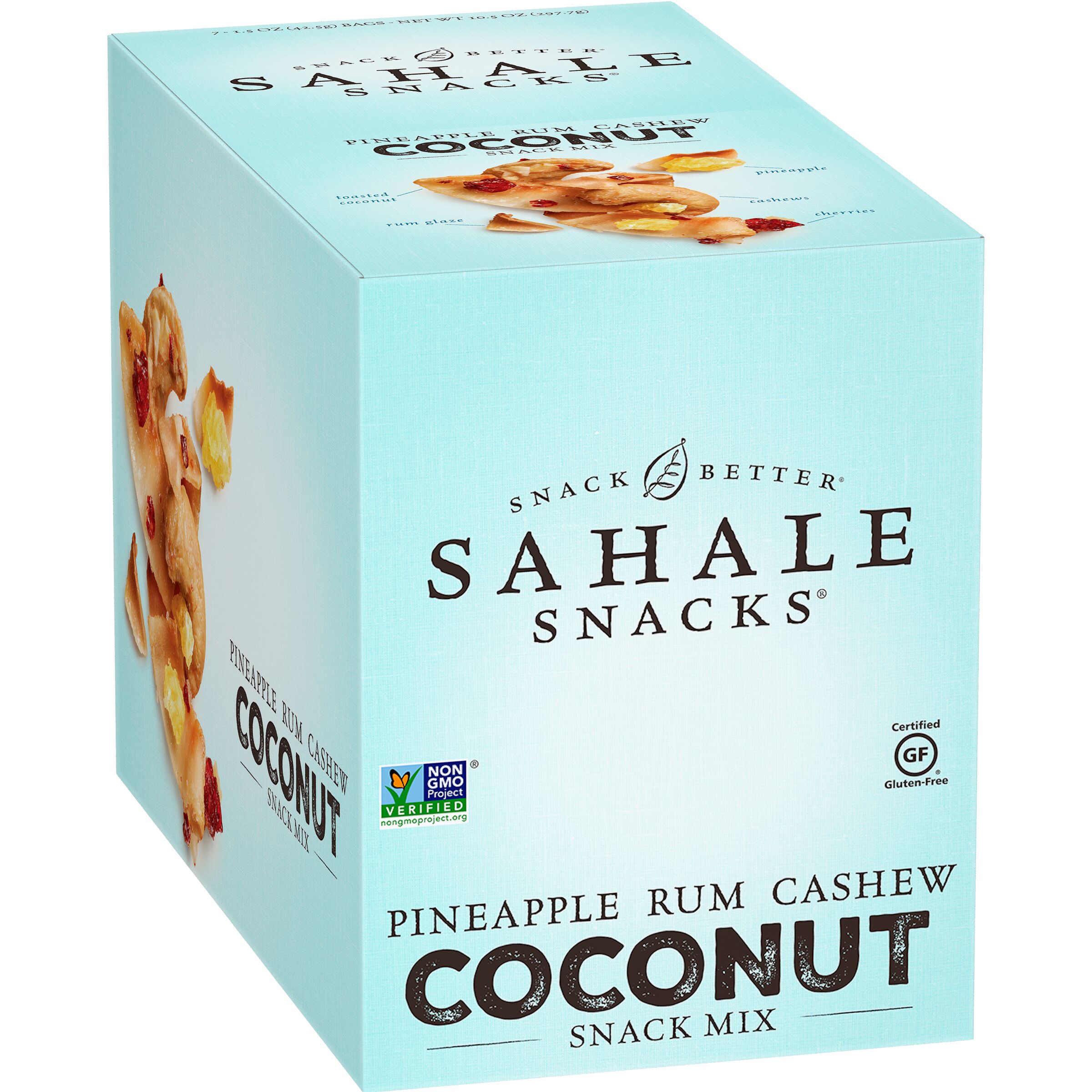 Sahale Snacks® Grab & Go Pineapple Rum Cashew Coconut Snack Mix