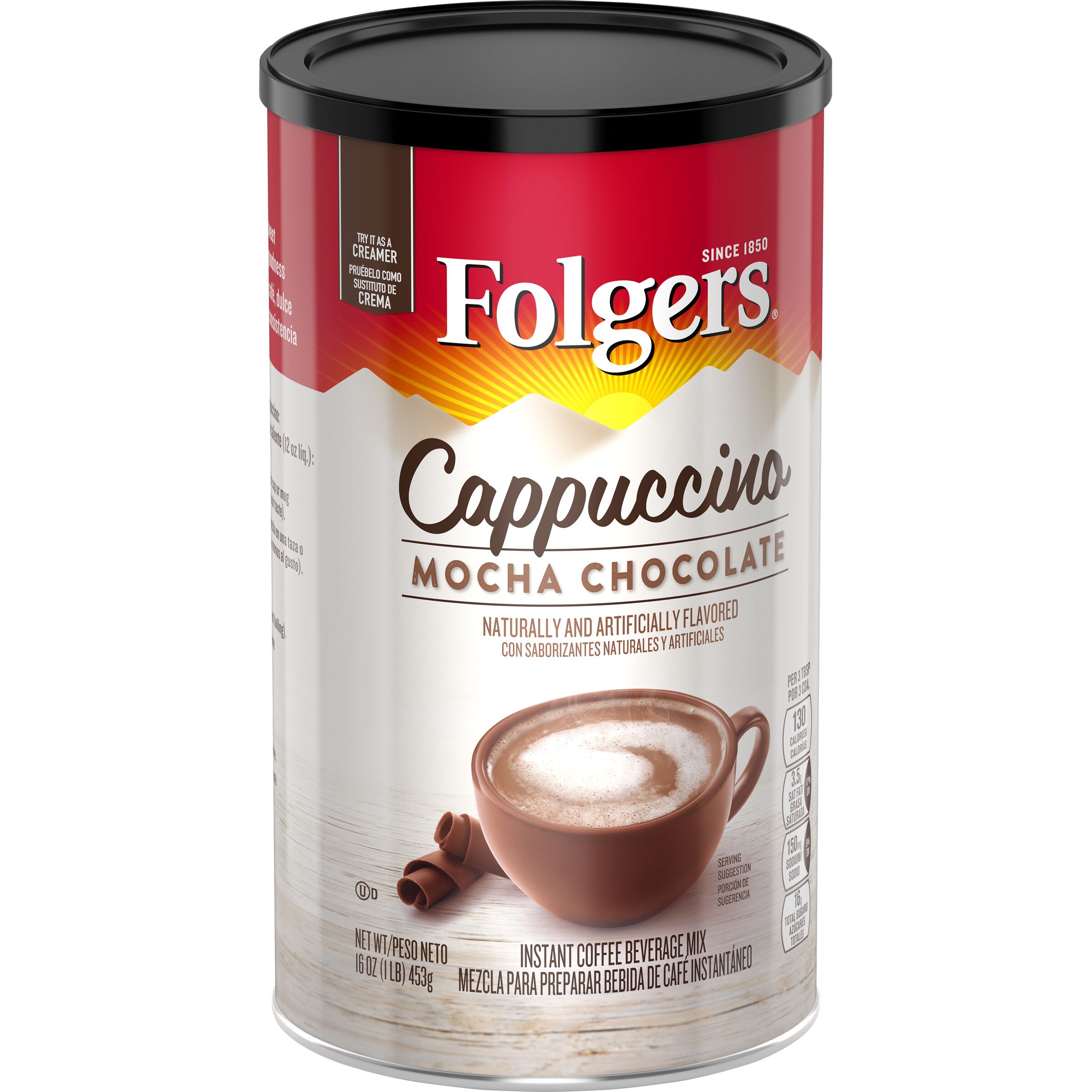 Folgers® Cappuccinos ® Mocha Chocolate Flavored Cappuccino Mix
